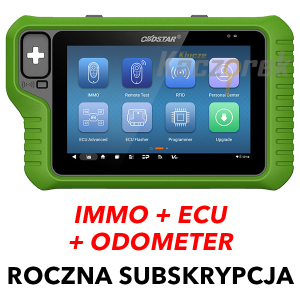 Roczna subskrypcja IMMO + ECU + ODOMETER do Key Master G3 - OBD Star